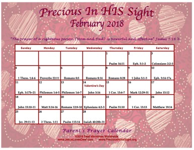 PreciousInHisSightFebruary2018