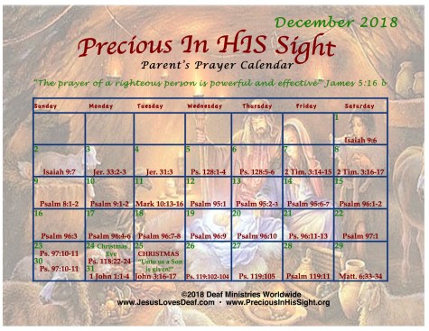 Dec2018PreciousHisSight